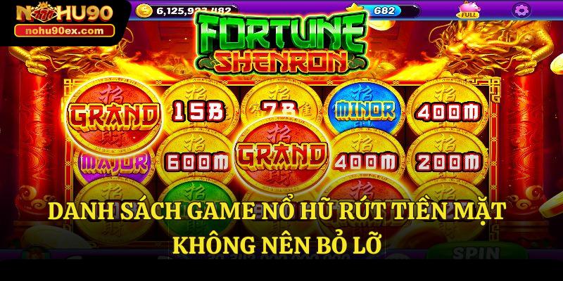 Thử Vận May Với Game Nổ Hũ Rút Tiền Mặt – Chơi Vui Trúng Lớn 4 Danh sách game nổ hũ rút tiền mặt không nên bỏ lỡ