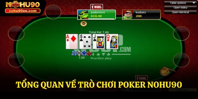 Poker Nohu90: Hướng Dẫn Chơi Và Mẹo Thắng Cho Người Mới 2 Poker Nohu90 là gì?